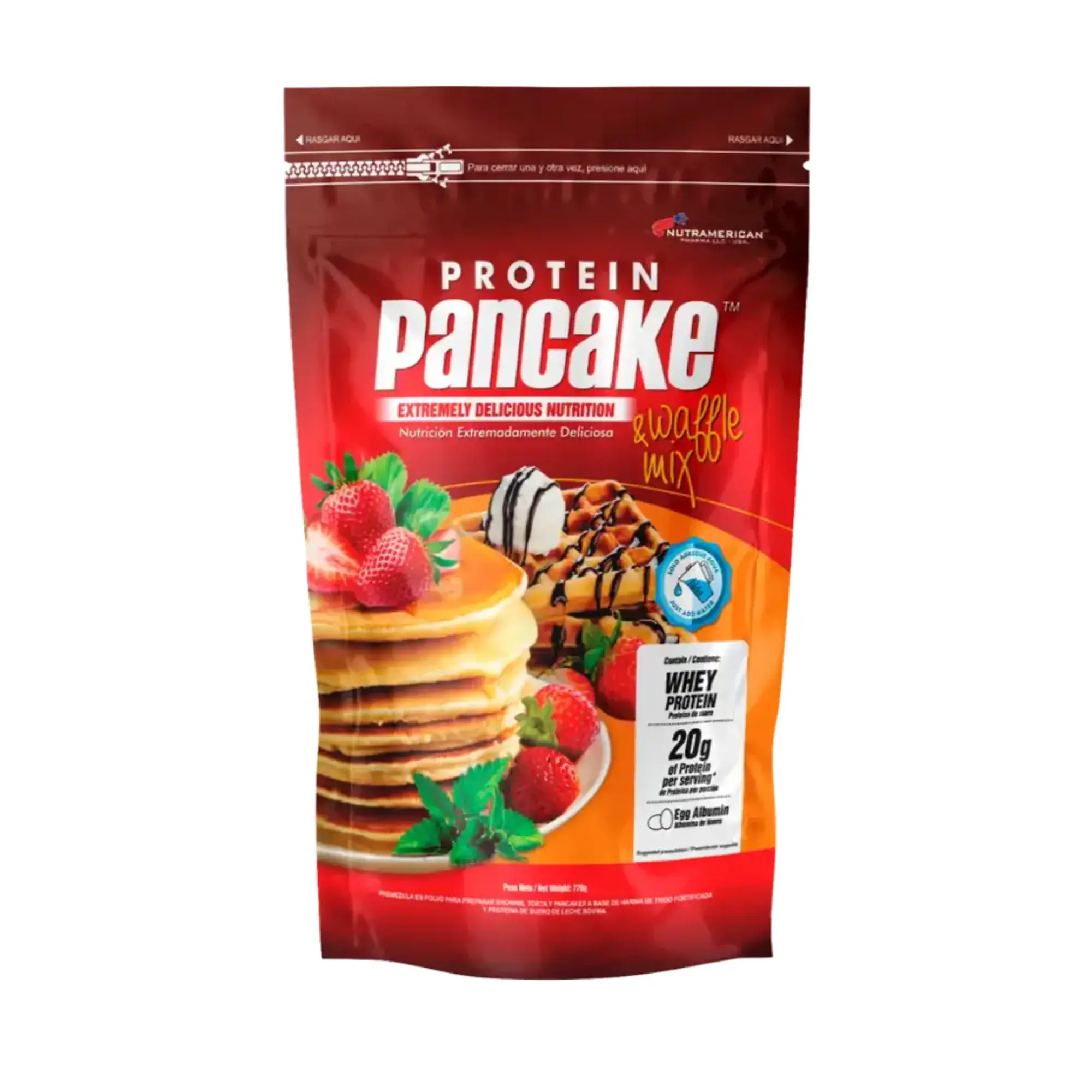 Mezcla Para Pancakes y Wafles con Proteina de Megaplex en Cali