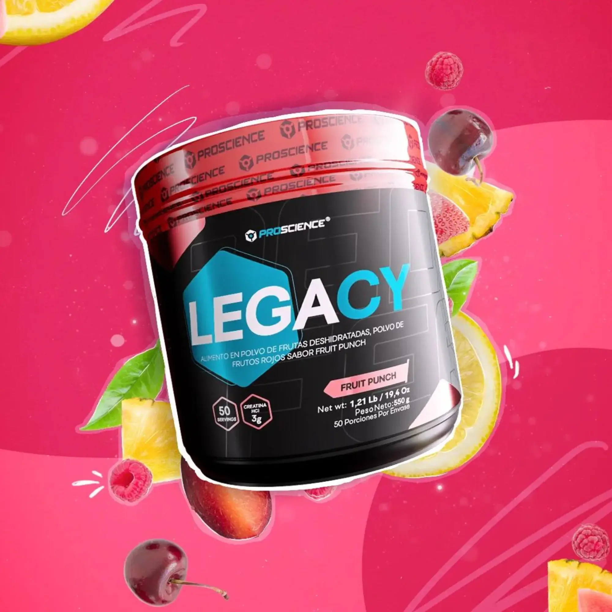 Creatina Monohidratada Legacy de Proscience en Colombia