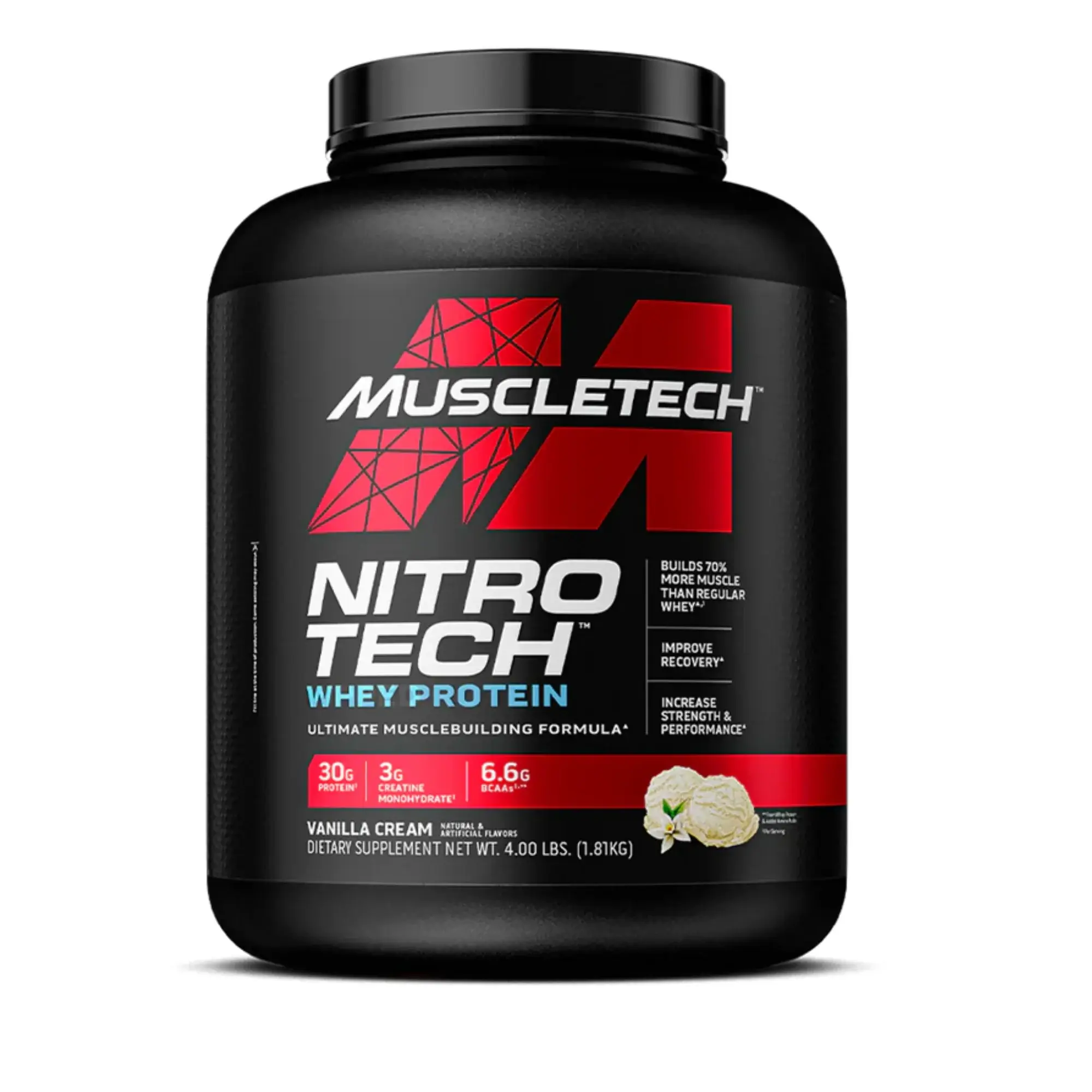 Nitro Tech de Muscletech Sabor a Cookies and Cream en Cali