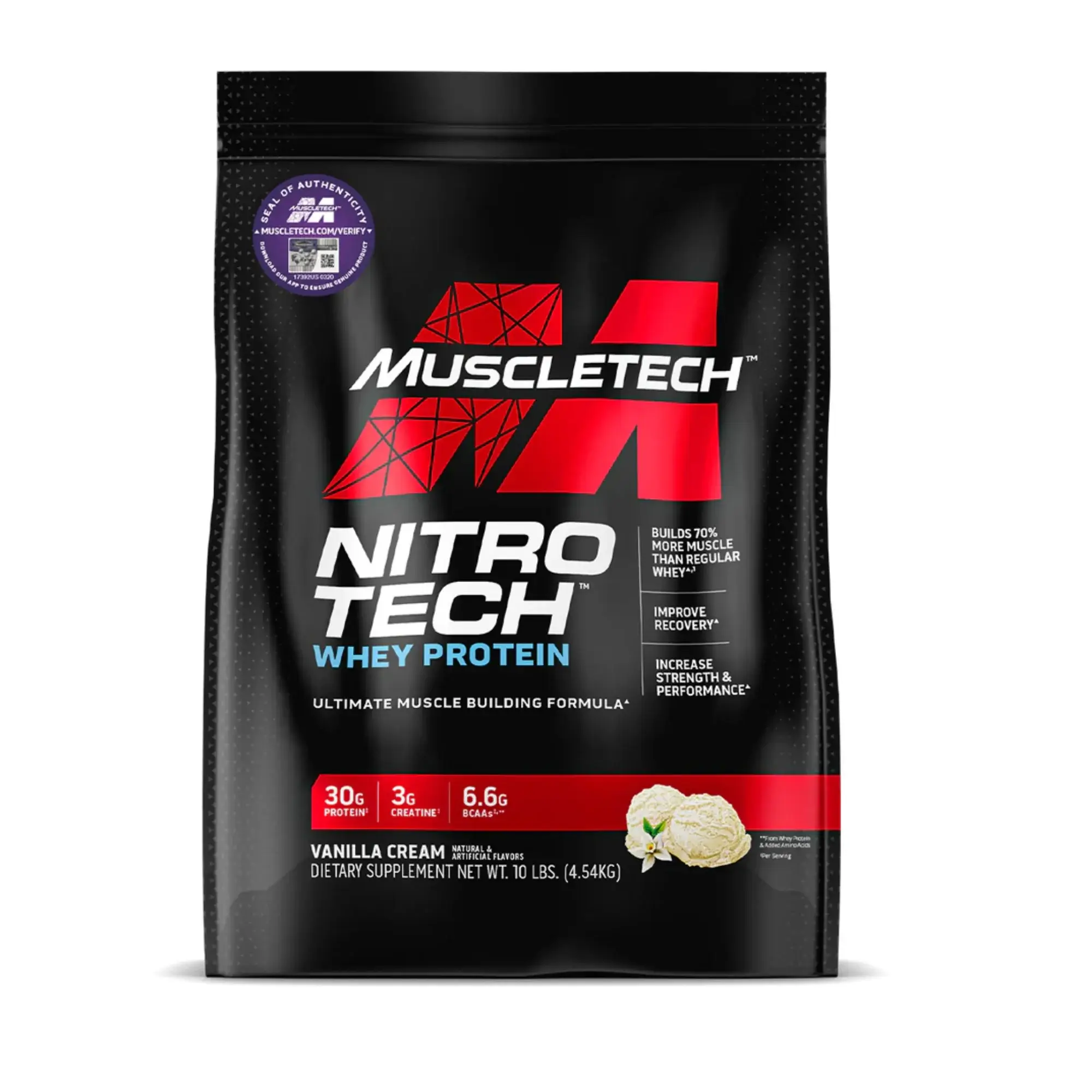 Nitro Tech de Muscletech Sabor a Cookies and Cream en Pereira