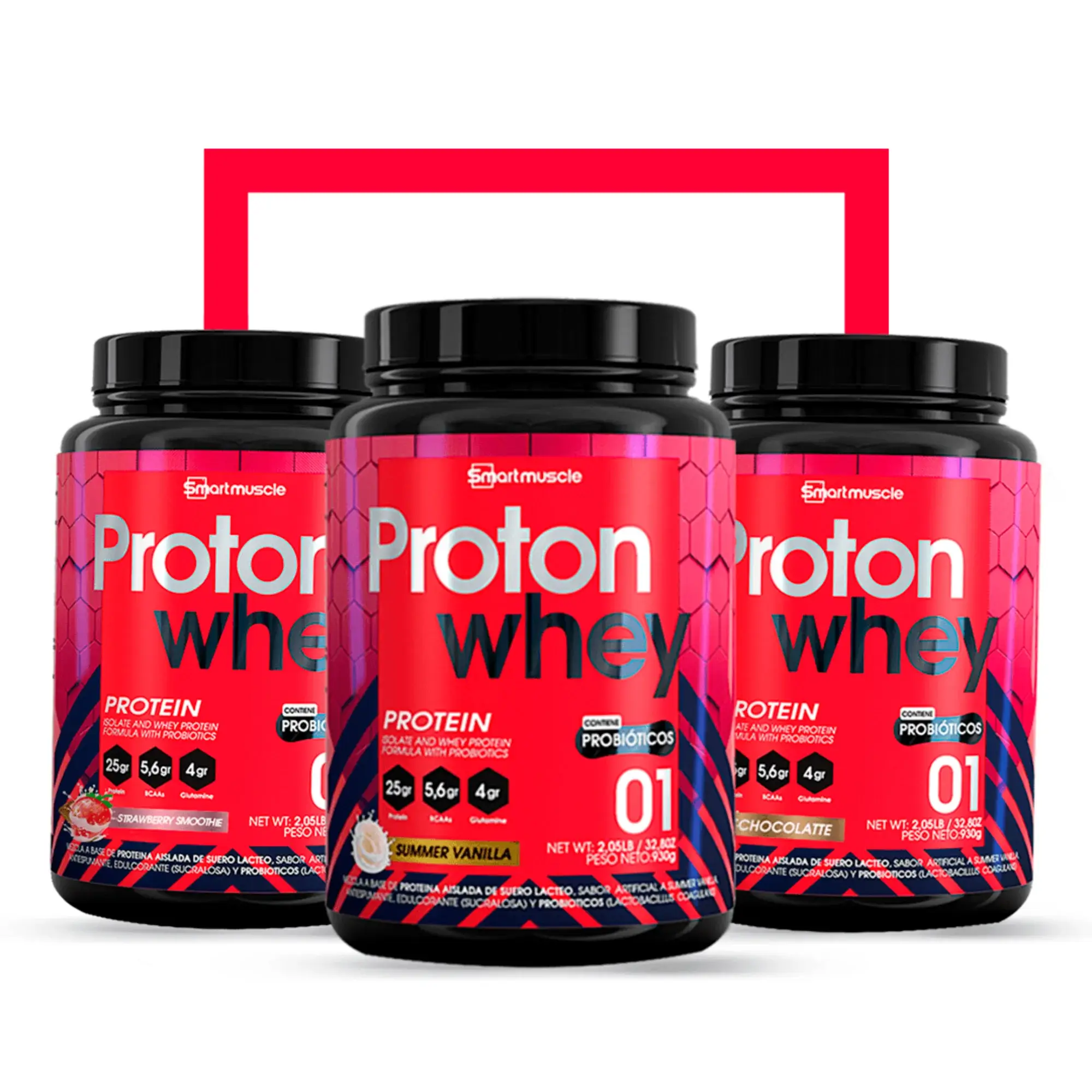 Proteina Aislada Proton Whey de Smart Muscle Sabor a Chocolate en Barranquilla