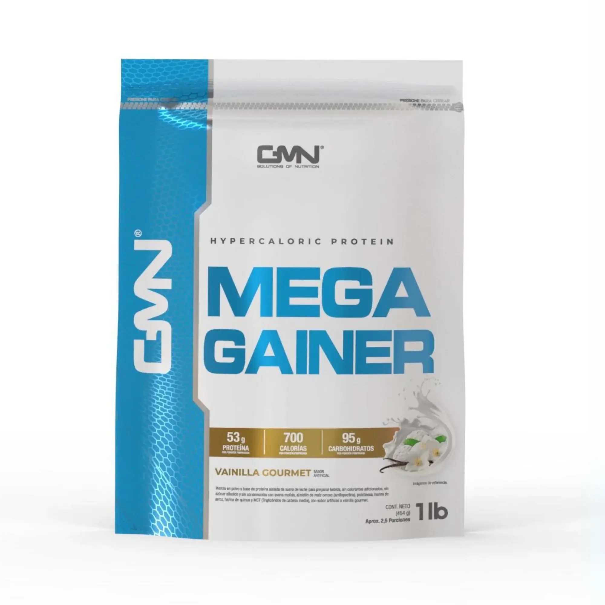 Proteina Aislada Sabor Vainilla Mega Gainer de GMN Nutrition en Cartagena