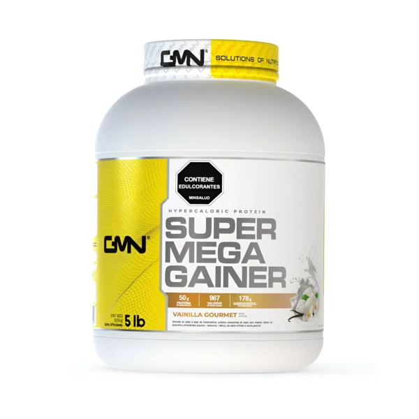 Proteina Aislada Super Mega Gainer GMN Nutrition Sabor Vainilla 5 Libras