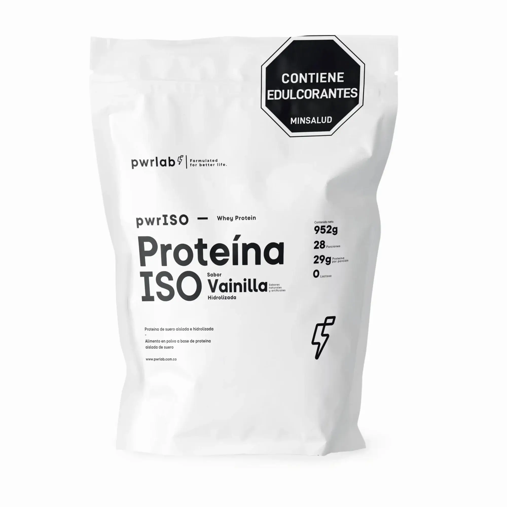 Proteina Aislada e Hidrolizada de Power Lab Pwr ISO