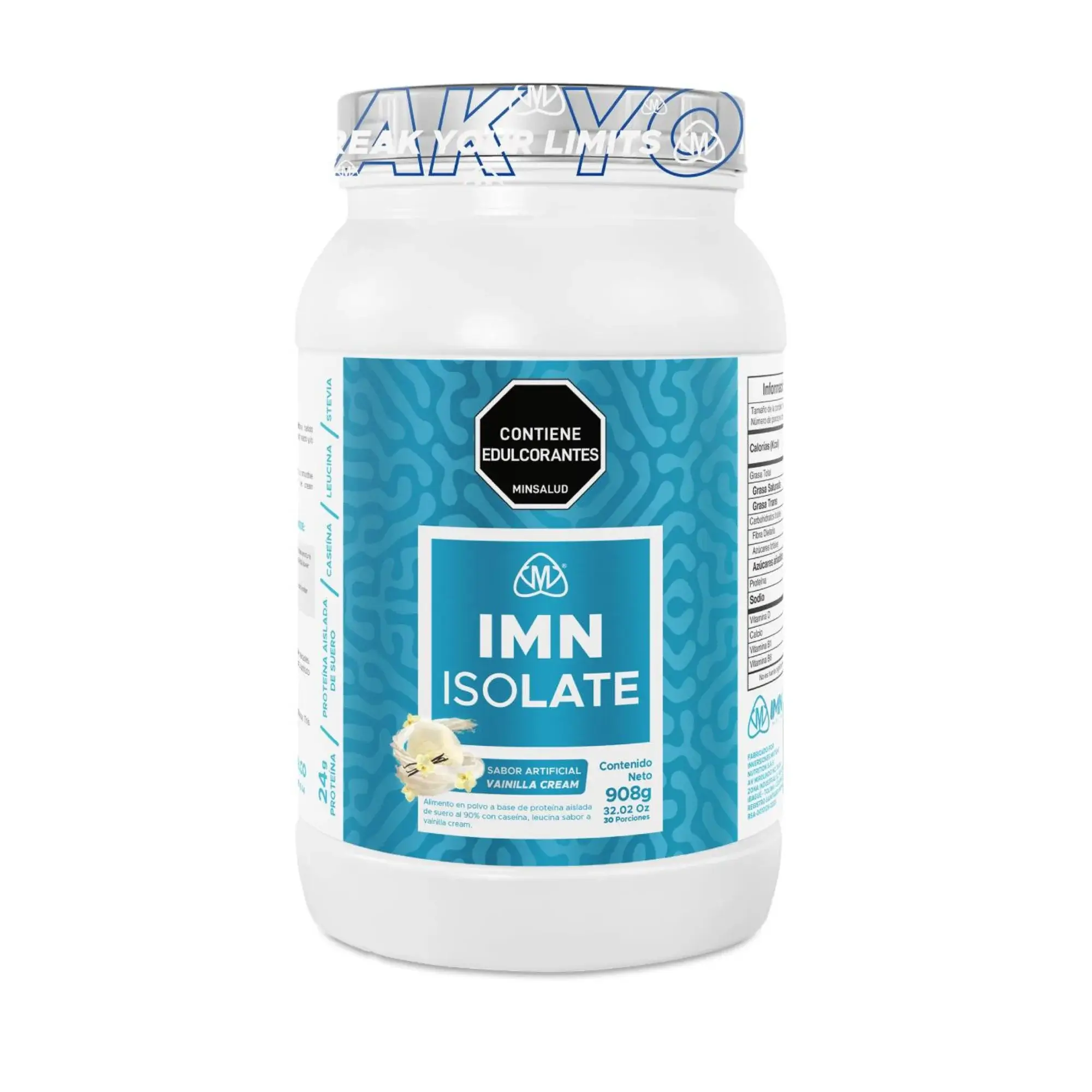 Proteina Isolate de IMN Nutrition Sabor Chocolate en Colombia