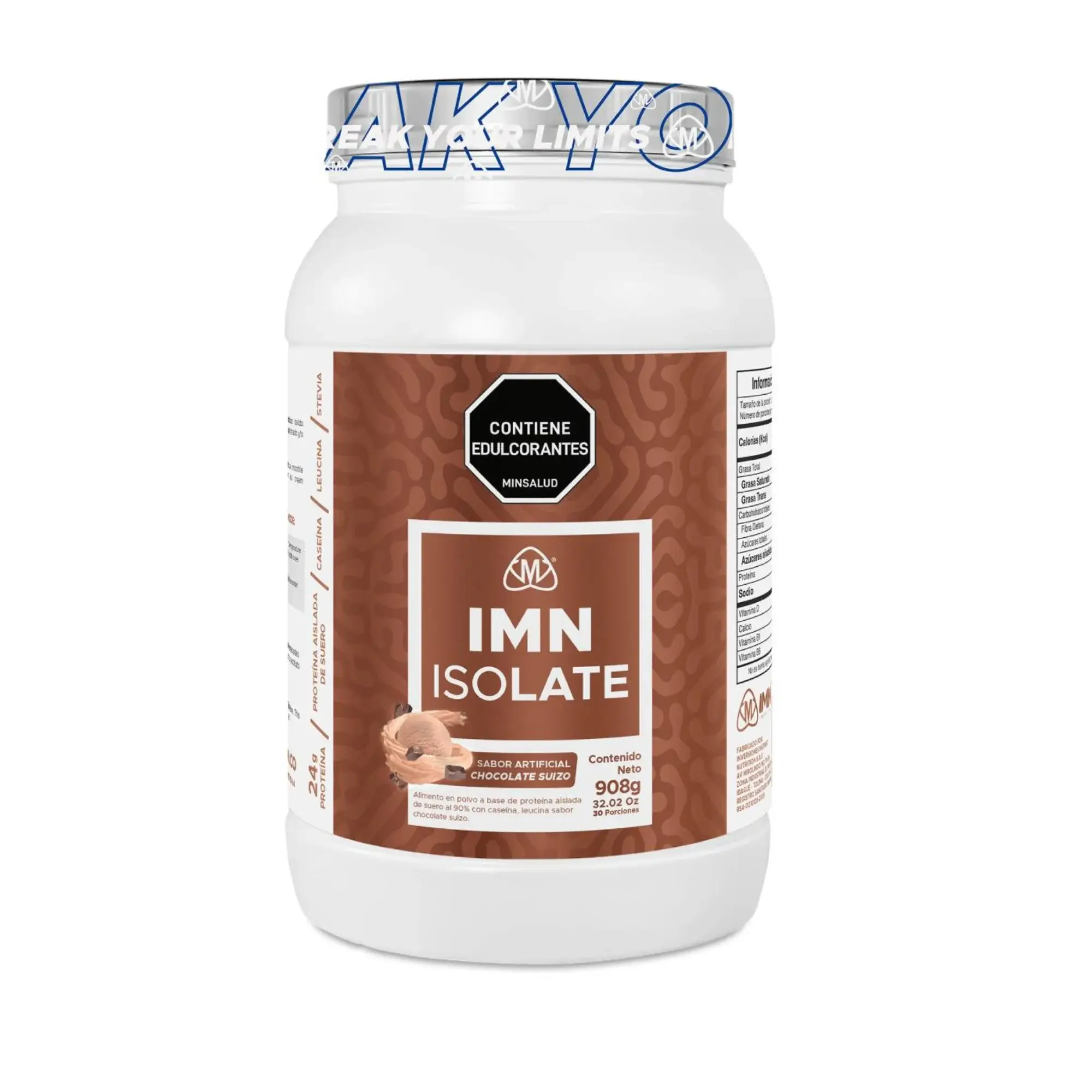 Proteina Isolate de IMN Nutrition Sabor Chocolate