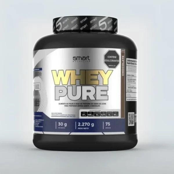 Proteina Whey Pure de Smart Nutrition Sabor Chocolate de 5 Libras