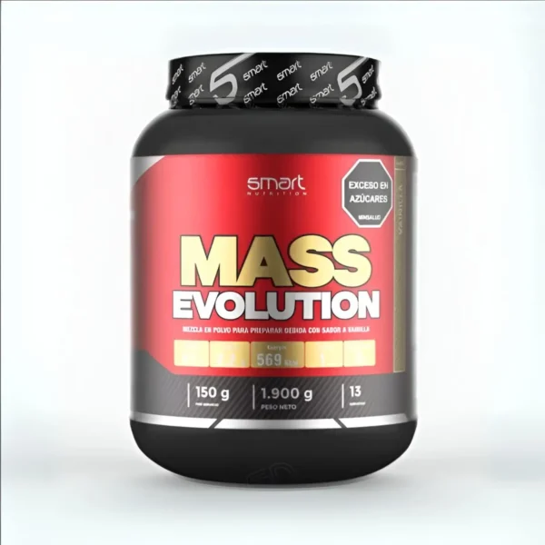 Proteina de Smart Nutrition Mass Evolution 4 Libras Sabor Vainilla