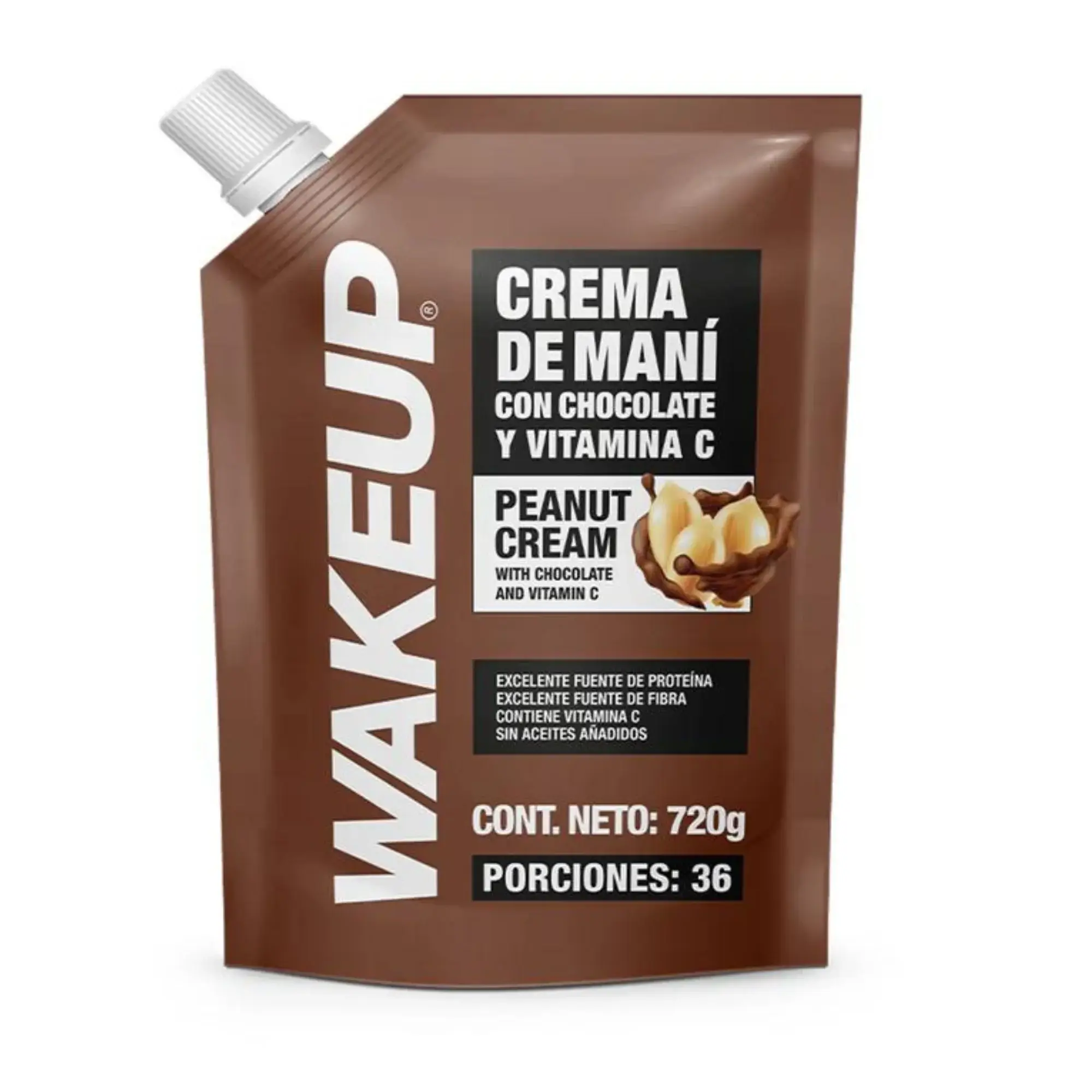 WAKEUP Crema de Mani Libre de Grasas Trans en Sincelejo