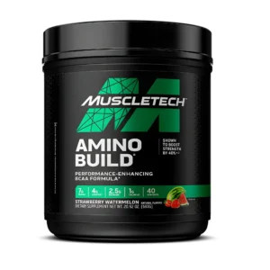 Aminoacidos de Muscletech Amino Build Sabor a Fresa