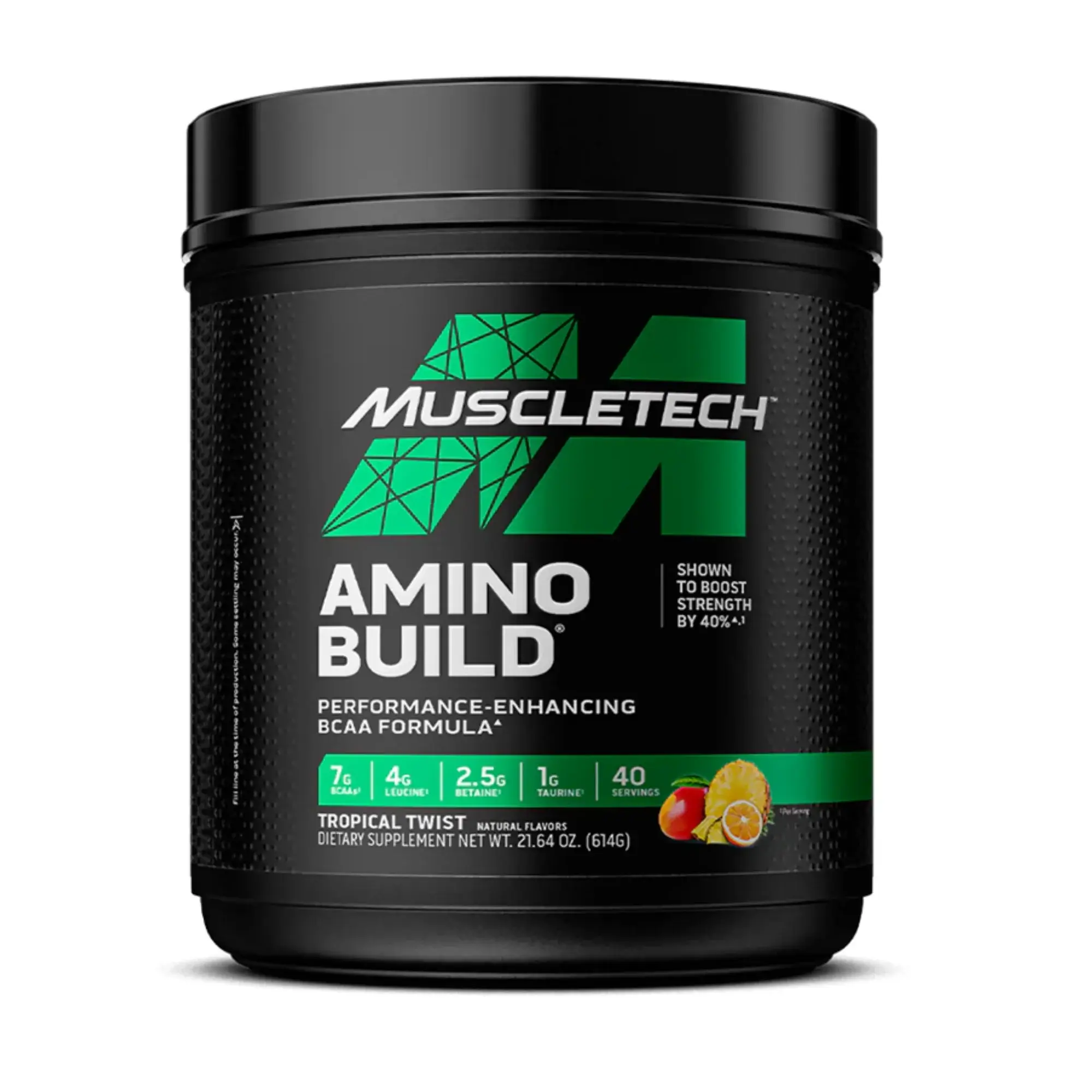 Aminoacidos de Muscletech Amino Build Sabor a Fresa en Colombia