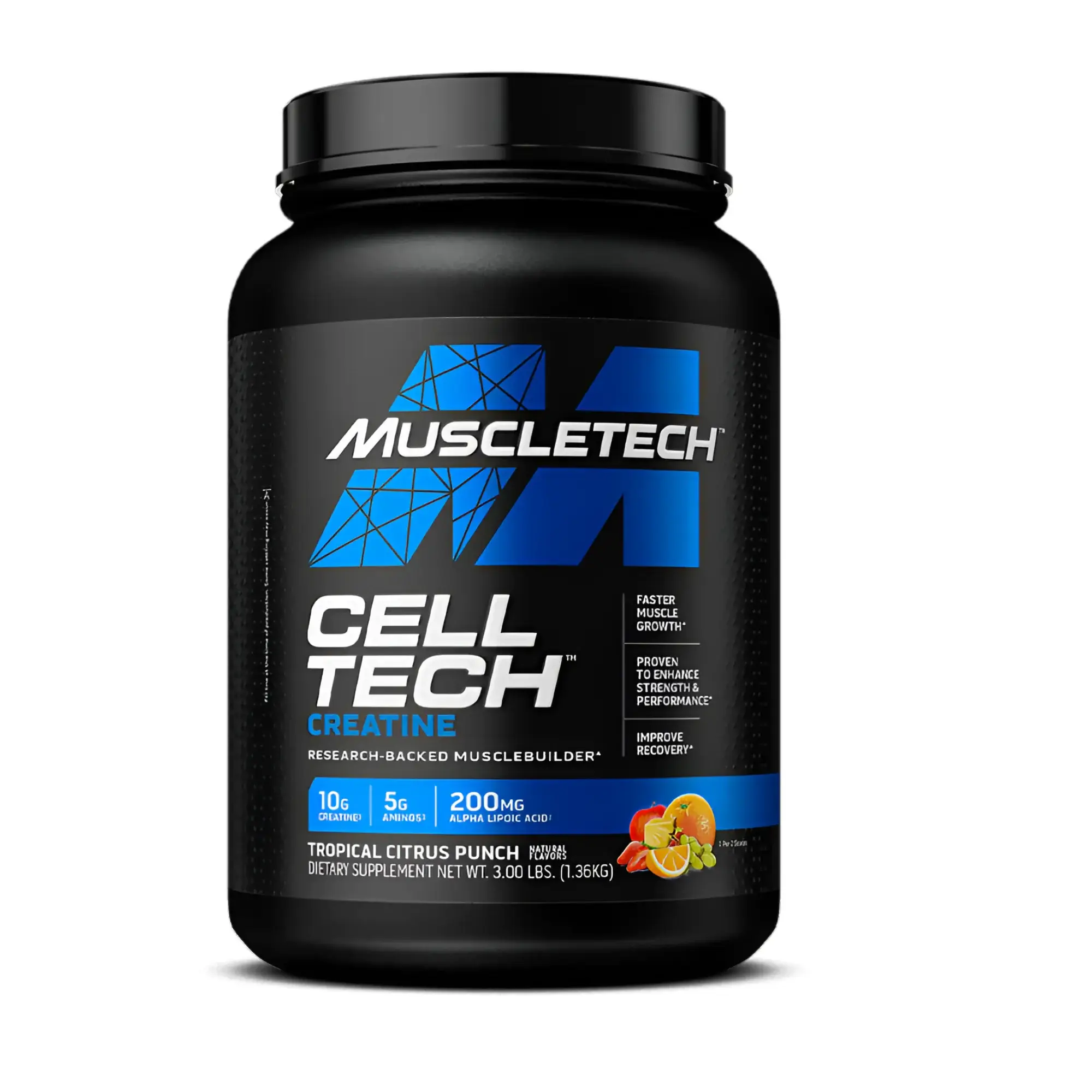 Creatina Monohidratada Cell Tech Muscletech Original Sabor a Frutos Rojos en Bucaramanga