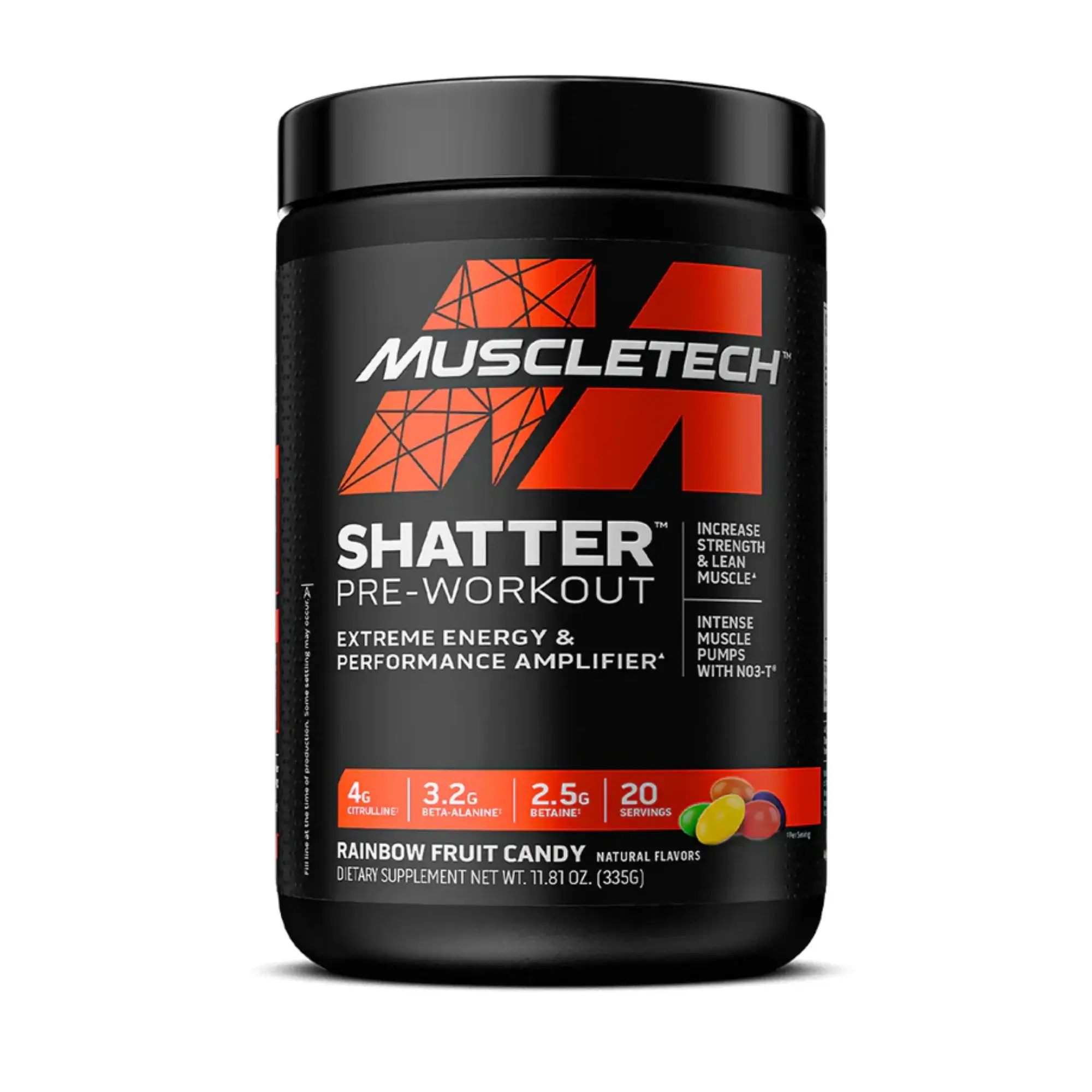 Pre Entreno Shatter de Muscletech Original a Mora Azul en Amazon