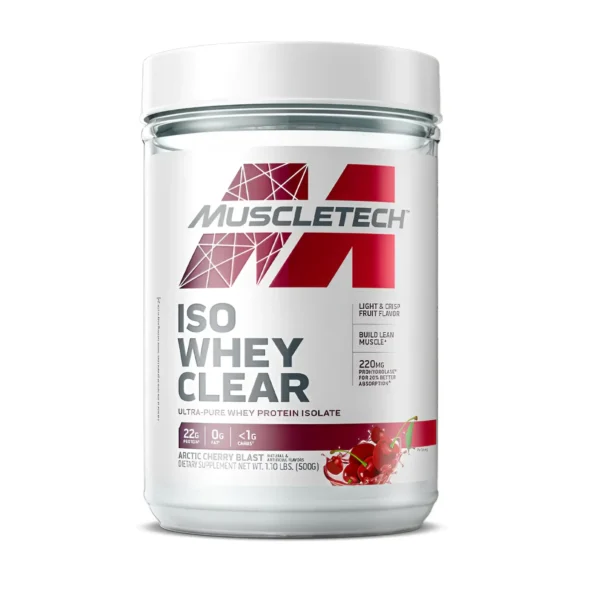 Proteina Aislada Iso Whey de Muscletech Importada Original Sabor a Cereza