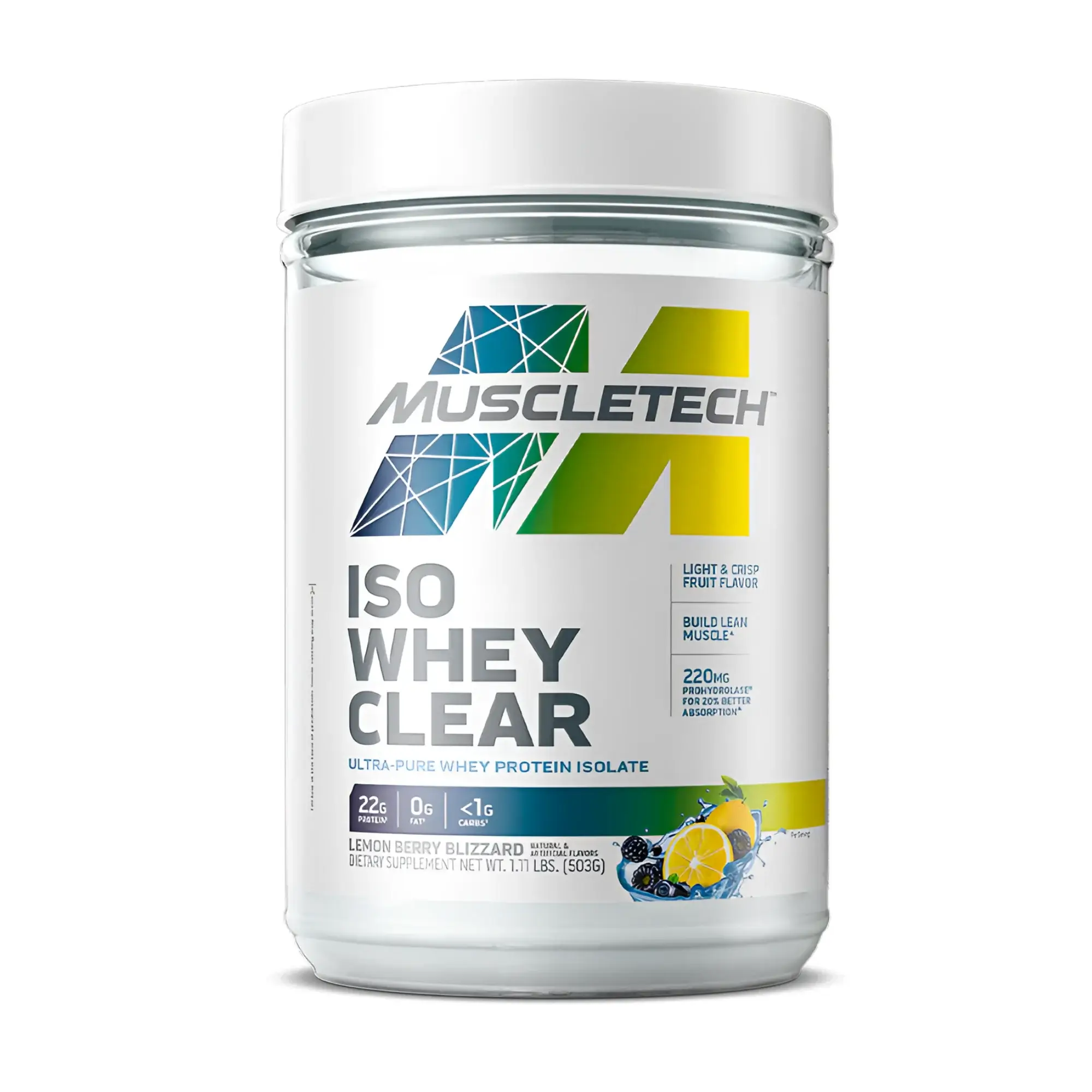 Proteina Aislada Iso Whey de Muscletech Importada Original Sabor a Cereza en Colombia