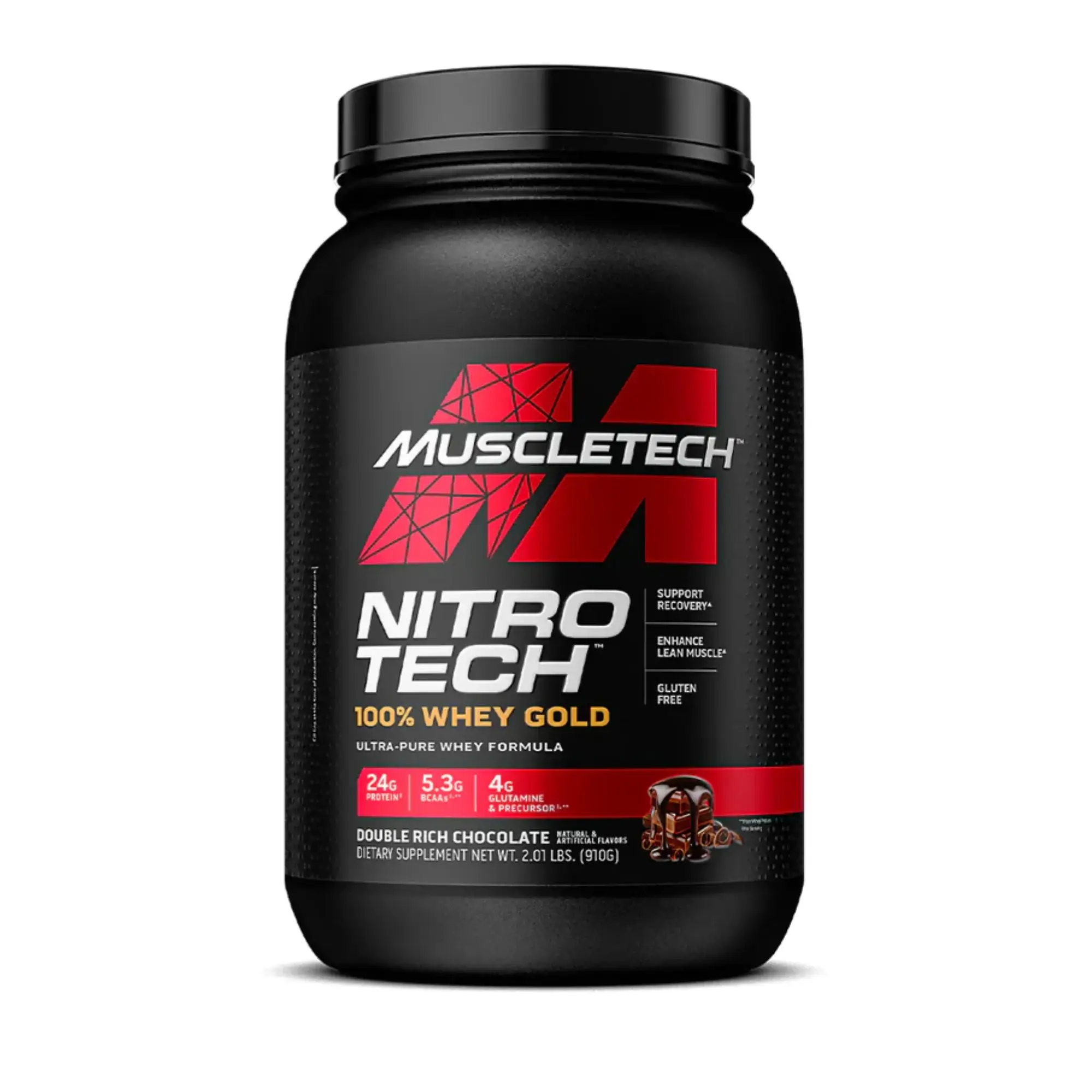 Proteina Nitro Tech Whey Gold Muscletech Sabor a Chocolate