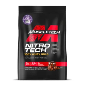 Proteina Nitro Tech Whey Gold Original de Muscletech Sabor a Chocolate